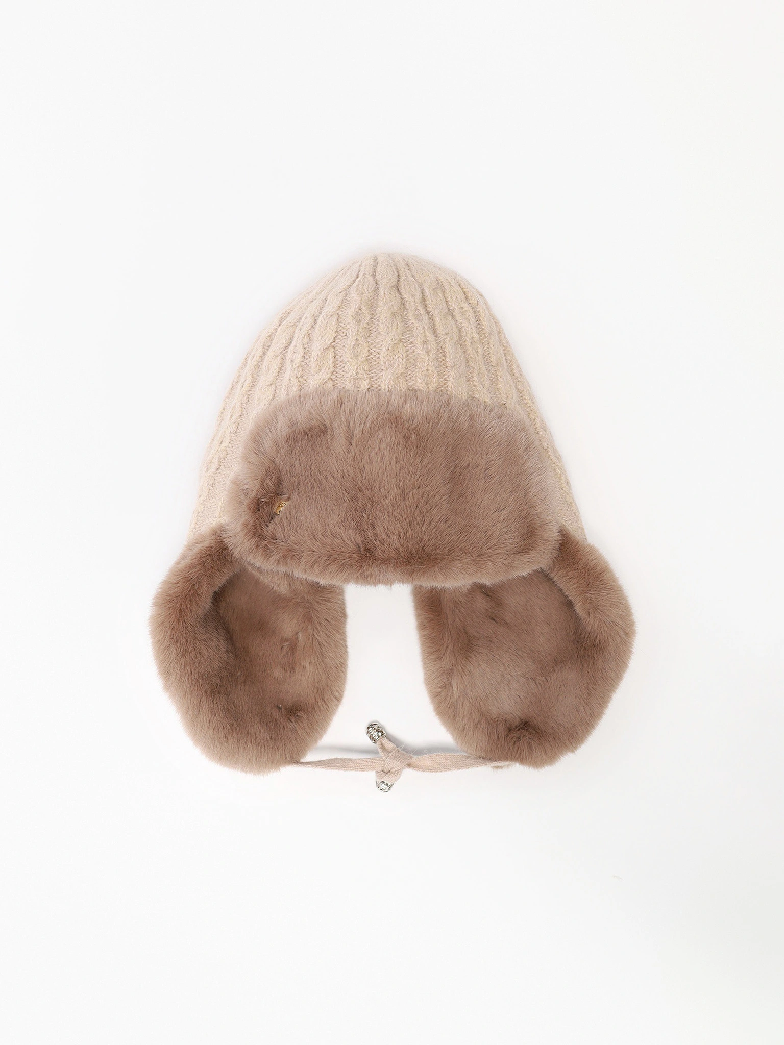 Шапка-ушанка с меховым отворотом в ассортименте